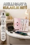 AMOLED Ekranlı Akıllı Saat ve ANC/ENC Bluetooth Kulaklık Seti – 3 Kordonlu