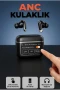 ANC Kablosuz Bluetooth 5.3 Kulaklık – Dijital Ekran ve Dokunmatik Kontrol