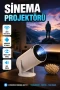 Android 11 Mini Sinema Projektörü 720P HDMI USB WiFi Ses Çıkışlı Taşınabilir Ayaklı Projeksiyon