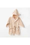 Andywawa Ac24611 Bathrobe Smil All Day Bebek Bornoz Beige