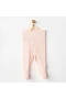 Andywawa Ac24706 Jacquard Patikli Bebek Pantolon Pink