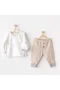Andywawa Ac25065 Happy Everyday 2li Bebe Takım Beige
