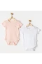 Andywawa Ac25554 Sleeve Jacquard 2li Basic Body Pink White