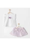 Andywawa Ac25575 Magical Butterlfy 2li Bebe Takım Lila