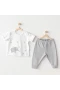 Andywawa Ac25809 Little King 2li Takım Grey