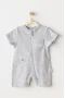 Andywawa Ac25810 Romper Little King Bebek Tulum Grey