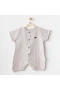 Andywawa Ac25884 Müslin Home Bebe Tulum Beige