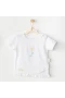 Andywawa Ac25966 Casual Bebek Tişört White