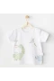 Andywawa Ac25978 Casual Bebek Tshırt White