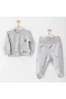 Andywawa Ac26024 Keep Smiling 2li Zıbın Takım Grey