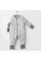 Andywawa Ac26035 Fiber Keep Smiling Uyku Tulumu 2,5 Tog Grey