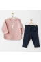 Andywawa Ac26087 Mon Petit Amour 2li Takım Denim