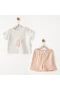 Andywawa Ac26535 Little Swan Love 2li Takım Salmon