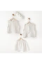 Andywawa Ac26643 Baby Chic 3lü Takım Ekru