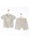 Andywawa Ac26672 Bamboo Striped 2li Takım Blue