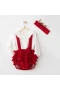 Andywawa Bebek Tulum Takım 3lü Party Ac26314 Red