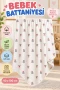 Annemi Babamı Seviyorum Baskılı Bebek Battaniyesi – 90 x 100 cm Çift Katlı