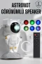 Astronot Tasarımlı Bluetooth Projeksiyon Speaker Gece Lambası