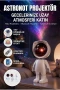 Astronot Gün Batımı Projektör Lamba – Şarjlı, Dokunmatik ve Ayarlanabilir Başlık