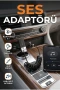 AUX Girişli USB Bluetooth Ses Adaptörü – Kablosuz Müzik Aktarımı