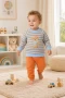 Ayıcık Nakış Detaylı Bebek Takımı – 6-24 Ay