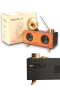 B6 Retro Gramofon Tasarımlı Bluetooth Hoparlör FM Radyo USB SD Kart AUX