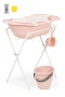 Babyjem Ayaklı Küvet Seti 7 Parça 897 Soft Pembe