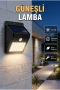 Güneş Enerjili 20 LED Hareket Sensörlü Solar Bahçe Aydınlatma Lambası