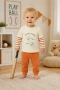 Beyzbol Baskılı Bebek Takımı – 6-24 Ay