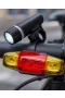 Bisiklet LED Güvenlik Işığı Seti – Güçlü Ön Far ve Arka Stop Lambası
