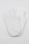 Bistyle 2li Sneakers Kaymaz Basic Penye Çorap Bs20103 Beyaz Beyaz
