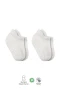 Bistyle 2li Sneakers Kaymaz Basic Penye Çorap Bs20103 Ekru Ekru