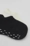 Bistyle 2li Sneakers Kaymaz Basic Penye Çorap Bs20103 Siyah Ekru