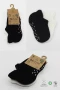 Bistyle 2li Sneakers Kaymaz Basic Penye Çorap Bs20103 Siyah Ekru