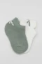 Bistyle 2li Sneakers Smile Penye Çorap Bs20106 Nil Ekru