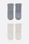 Bistyle 2li Havlu Soket Kaymaz Basic Boy 10508 Gri