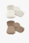 Bistyle 2li Havlu Soket Kaymaz Basic Girl 10507 Bej