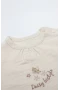Bistyle 2li Takım Şortlu Müslin Daisy Flowers 14131 Somon