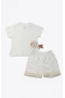 Bistyle 2li Takım Şortlu Ocean And Starfish 14148 Ekru