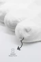 Bistyle 6lı Basic Penye Soket Çorap 10101 Beyaz