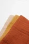 Bistyle 6lı Müslin Mendil 20x20 Cm 90106 Kiremit Bej Hardal
