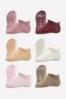 Bistyle 6lı Sneakers Kaymaz Penye Çorap Bs20102 Gül Kurusu