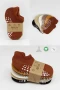 Bistyle 6lı Sneakers Kaymaz Penye Çorap Bs20102 Toprak