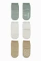 Bistyle Basic Kaymaz Penye Soket Çorap 3lü Bs10107 Nil Ekru Bej