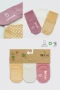 Bistyle Basic Kaymaz Penye Soket Çorap 3lü Bs10107 Pudra Ekru Somon