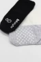 Bistyle Basic Kaymaz Penye Soket Çorap 3lü Bs10107 Siyah Ekru Gri