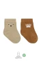Bistyle Bear Penye Soket Çorap 2Li BS10116 Bej