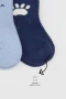 Bistyle Bear Penye Soket Çorap 2Li BS10116 Mavi
