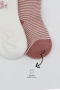 Bistyle Big Heart Penye Soket Çorap 2Li BS10117 Pudra