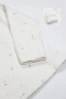 Bistyle Bloom White 3lü Zıbın Takım 13112 Ekru Gül Kurusu